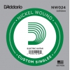 D'addario NW024 Nickel Wound Elektro Gitar Teli (.024)<br>Fotoğraf: 1/1