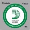 D'addario NW032 Nickel Wound Tek Elektro Gitar Teli (.032)<br>Fotoğraf: 1/1