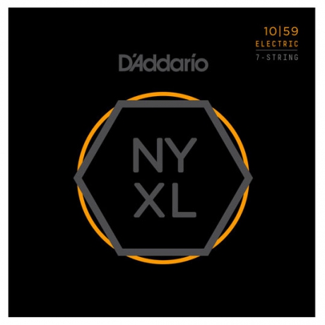 D'Addario NYXL1059 Nickel Wound Elektro Gitar Teli (10-59)<br>Fotoğraf: 1/1