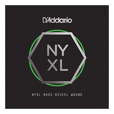 D'addario NYXLB125 Nickel Wound Long Scale Tek Bas Gitar Teli<br>Fotoğraf: 1/1