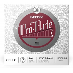 D'addario Pro-arte 4/4 Scale Tek Çello Sol Telli (Medium Tension)