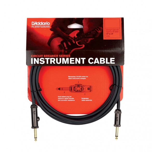 D'addario PW-AG-20 Circuit Breaker Kablo (6 m), Fotoğraf: 1/2
