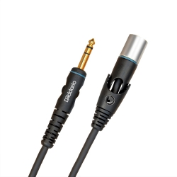 D'addario PW-GMMS-10 Custom Serisi TRS/XLR Monitör Hoparlör Kablosu (3 m)