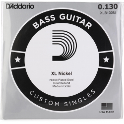 D'Addario XL Nickel Round Wound Tek Bas Gitar Teli (130)