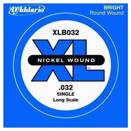 D'Addario XLB032 Tek Bas Gitar Teli (32)<br>Fotoğraf: 1/1