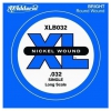 D'Addario XLB032 Tek Bas Gitar Teli (32)<br>Fotoğraf: 1/1
