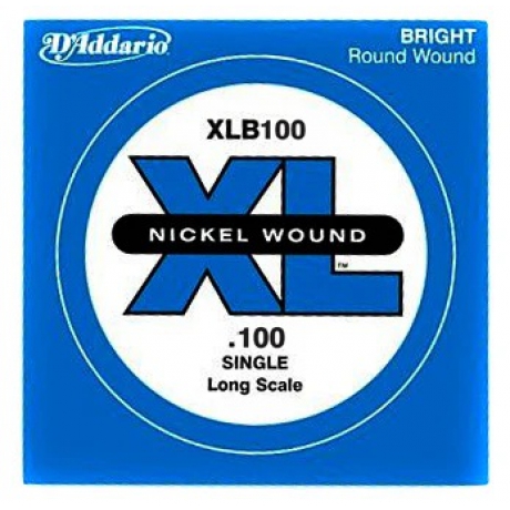 D'addario XLB035 Nickel Wound Long Scale Tek Bas Gitar Teli (.035)<br>Fotoğraf: 1/1