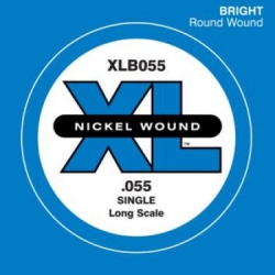 D'addario XLB055 Tek  Bas Gitar Teli (0.55)