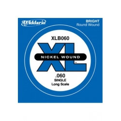 D'addario XLB060 Nickel Wound Bass Long Scale Tek Bas Gitar Teli (.060)