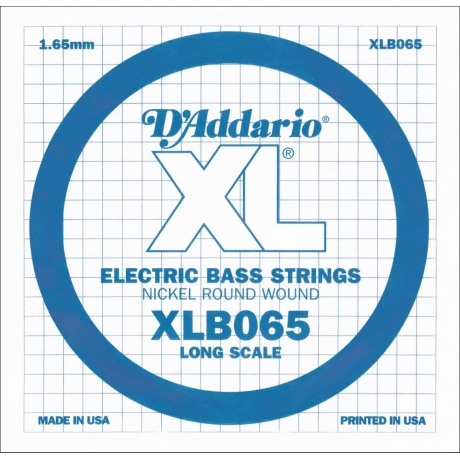 D'addario XLB065 Tek Bas Gitar Teli (1.65)<br>Fotoğraf: 1/1