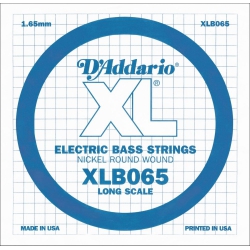 D'addario XLB065  Tek Bas Gitar Teli (1.65)