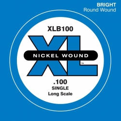 D'Addario XLB100 Nickel Wound Tek Bas Gitar Teli (100)