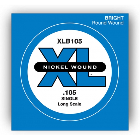 D'Addario XLB105 Nickel Wound Tek Bas Gitar Teli (105)<br>Fotoğraf: 1/1