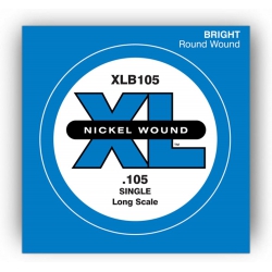 D'Addario XLB105 Nickel Wound Tek Bas Gitar Teli (105)