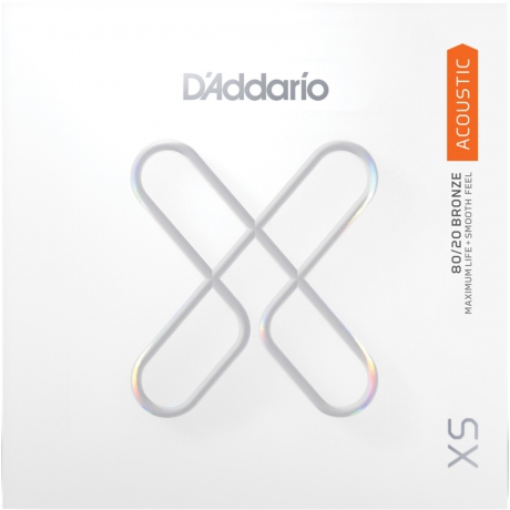 D'addario XSBW023 XS Single 80/20 Brz Wound Tek Akustik Gitar Teli (023)<br>Fotoğraf: 1/1