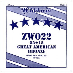 D'Addario ZW022 Tek Akustik Gitar Teli (22)