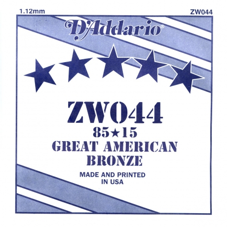 D'Addario ZW044 Tek Akustik Gitar Teli (44)<br>Fotoğraf: 1/1