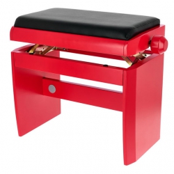 Dexibell Wooden Piyano Taburesi (Kırmızı)