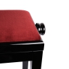 Discacciati 105R Portatif Piyano Taburesi (Bordeaux Velvet), Fotoğraf: 4/4