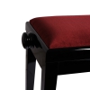 Discacciati 105R Portatif Piyano Taburesi (Bordeaux Velvet), Fotoğraf: 3/4