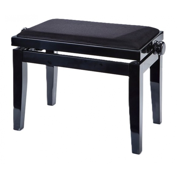 Discacciati Black Velvet Piyano Taburesi (Parlak Siyah), Fotoğraf: 1/1