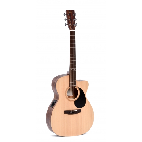 Ditson 000C-10E Cutaway Elektro akustik Gitar (Natural)<br>Fotoğraf: 1/3