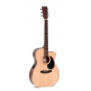 Ditson 000C-10E Cutaway Elektro akustik Gitar (Natural)<br>Fotoğraf: 1/3