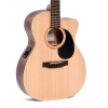 Ditson 000C-10E Cutaway Elektro akustik Gitar (Natural)<br>Fotoğraf: 2/3