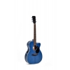 Ditson 000C-10E-TBL Elektro Akustik Gitar (Tranclucent Ultramarine Blue), Fotoğraf: 1/3