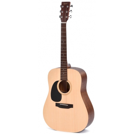 Ditson D-10L Dreadnought Solak Akustik Gitar (Natural)<br>Fotoğraf: 1/4