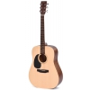 Ditson D-10L Dreadnought Solak Akustik Gitar (Natural)<br>Fotoğraf: 1/4