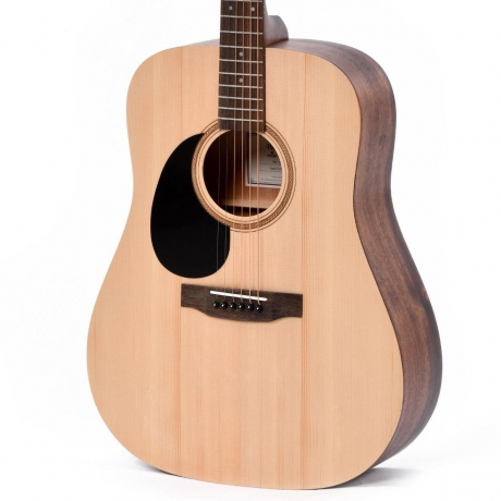 Ditson D-10L Dreadnought Solak Akustik Gitar (Natural)<br>Fotoğraf: 2/4
