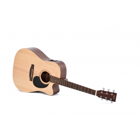 Ditson DC-10E Elektro Akustik Gitar (Natural)<br>Fotoğraf: 2/3