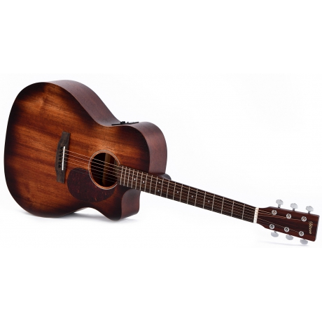 Ditson GC-15E-AGED Elektro Akustik Gitar (Aged)<br>Fotoğraf: 3/4