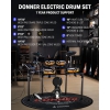 Donner Backbeat 8 Parça Elektro Davul (Siyah)<br>Fotoğraf: 2/8