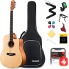 Donner DAD-140C Dreadnought Akustik Gitar Paketi (Natural)<br>Fotoğraf: 1/7