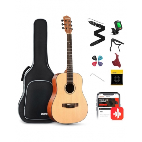 Donner DAG-1 Akustik Gitar Seti (Natural)<br>Fotoğraf: 1/3