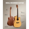Donner DAG-1C Cutaway Akustik Gitar Seti (Natural)<br>Fotoğraf: 3/6