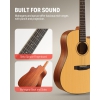 Donner DAG-1C Cutaway Akustik Gitar Seti (Natural)<br>Fotoğraf: 2/6