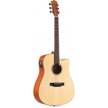 Donner DAG-1CE Elektro Akustik Gitar Paketi (Natural)<br>Fotoğraf: 2/6