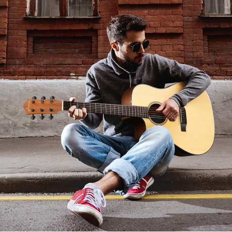 Donner DAG-1CL Solak Akustik Gitar Paketi (Natural)<br>Fotoğraf: 6/6