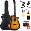 Donner DAG-1CS (EC1020) Cutaway Akustik Gitar Paketi (Sunburst)<br>Fotoğraf: 1/6