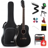 Donner DAT-110D Dreadnought Travel Akustik Gitar Seti (Siyah)<br>Fotoğraf: 1/5