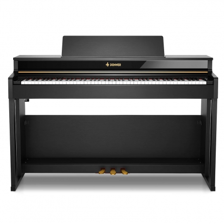 Donner DDP-400 Premium Upright Dijital Piyano (Siyah)<br>Fotoğraf: 2/4