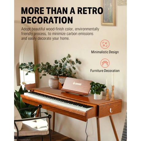 Donner DDP-80 PRO Solid Wood Dijital Piyano<br>Fotoğraf: 9/9