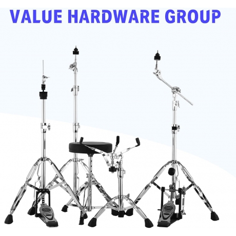 Donner DDS-520 5-Parça 22" Akustik Davul (Kırmızı)<br>Fotoğraf: 9/9