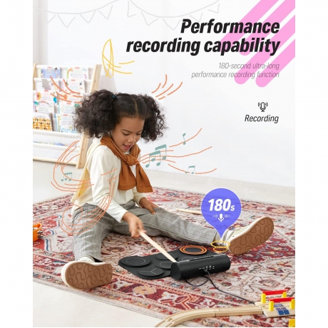 Donner DED-20 7 Padli Elektro Davul<br>Fotoğraf: 4/6