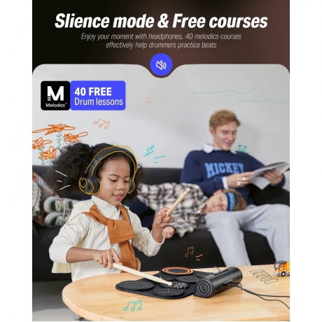 Donner DED-20 7 Padli Elektro Davul<br>Fotoğraf: 2/6