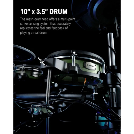 Donner DED-500 5 Parça 3 Zil Elektro Davul<br>Fotoğraf: 4/8