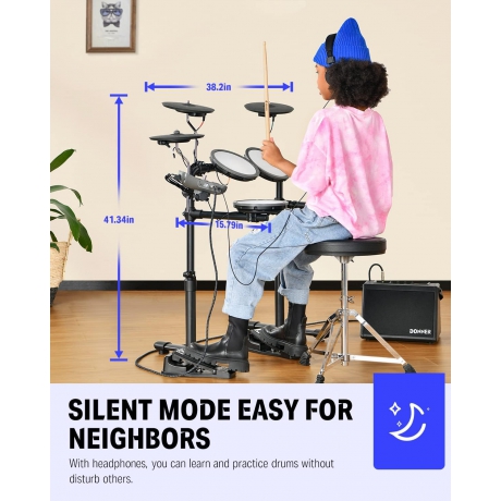 Donner DED-70 Elektro Davul<br>Fotoğraf: 7/8